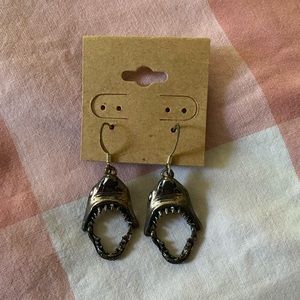Shark earrings